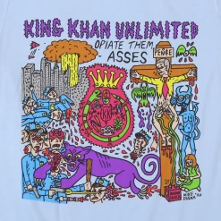 King Khan Opiate Them Asses Baby Blue T-Shirt