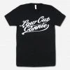 Low Cut Connie LCC Script Black T-Shirt New Merch