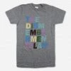 The Dismemberment Plan Rainbow Letters Grey Tri-Blend
