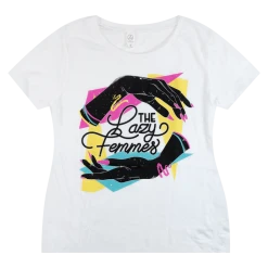 Autostraddle New Merch The Lazy Femmes Band Tee