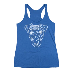 Edie Brickell & New Bohemians Hunter Logo Racerback Vintage Royal Tank