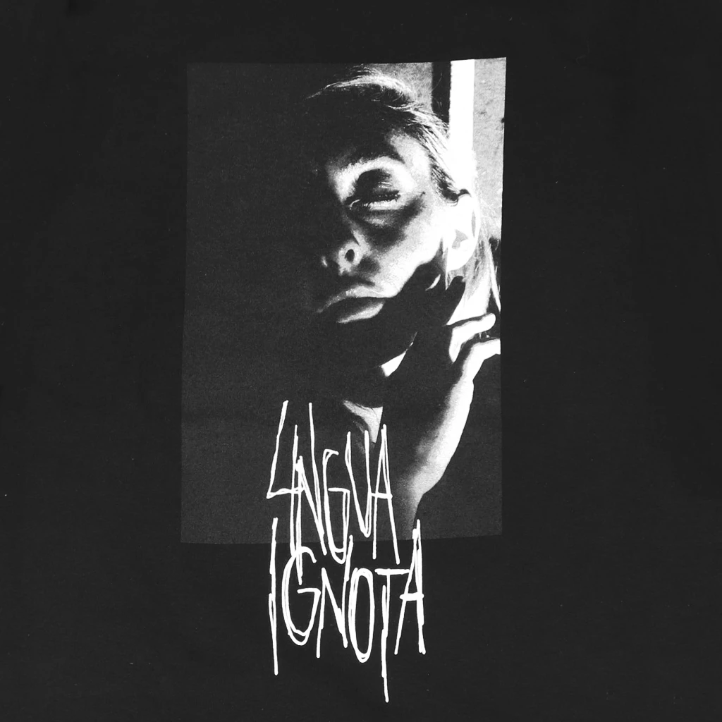 Lingua Ignota Woe To All Black Long Sleeve T-Shirt 2 Lingua Ignota Woe To All Black Long Sleeve T-Shirt