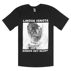 Lingua Ignota Sinner Get Ready Black T-Shirt