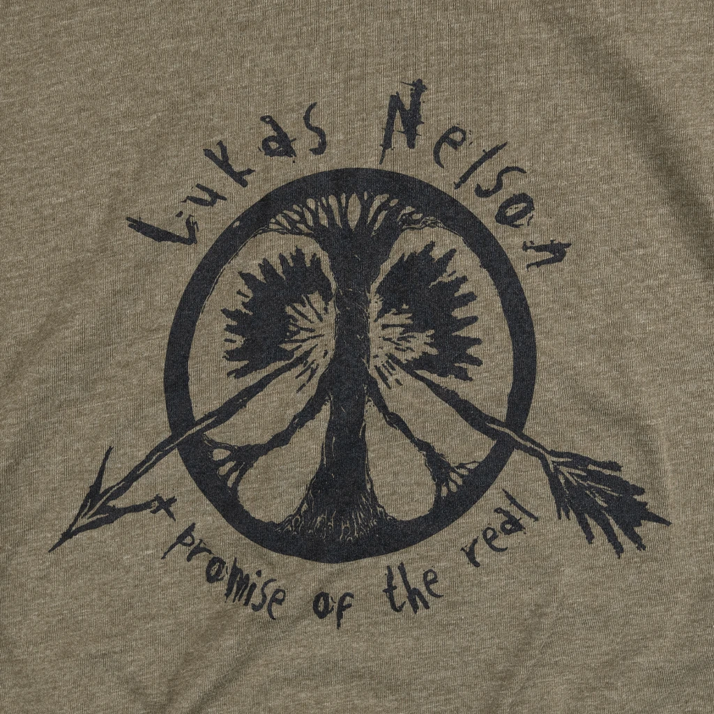 Lukas Nelson & Promise Of The Real New Merch Broken Arrow Heather Brown T-Shirt 2 Lukas Nelson & Promise Of The Real New Merch Broken Arrow Heather Brown T-Shirt