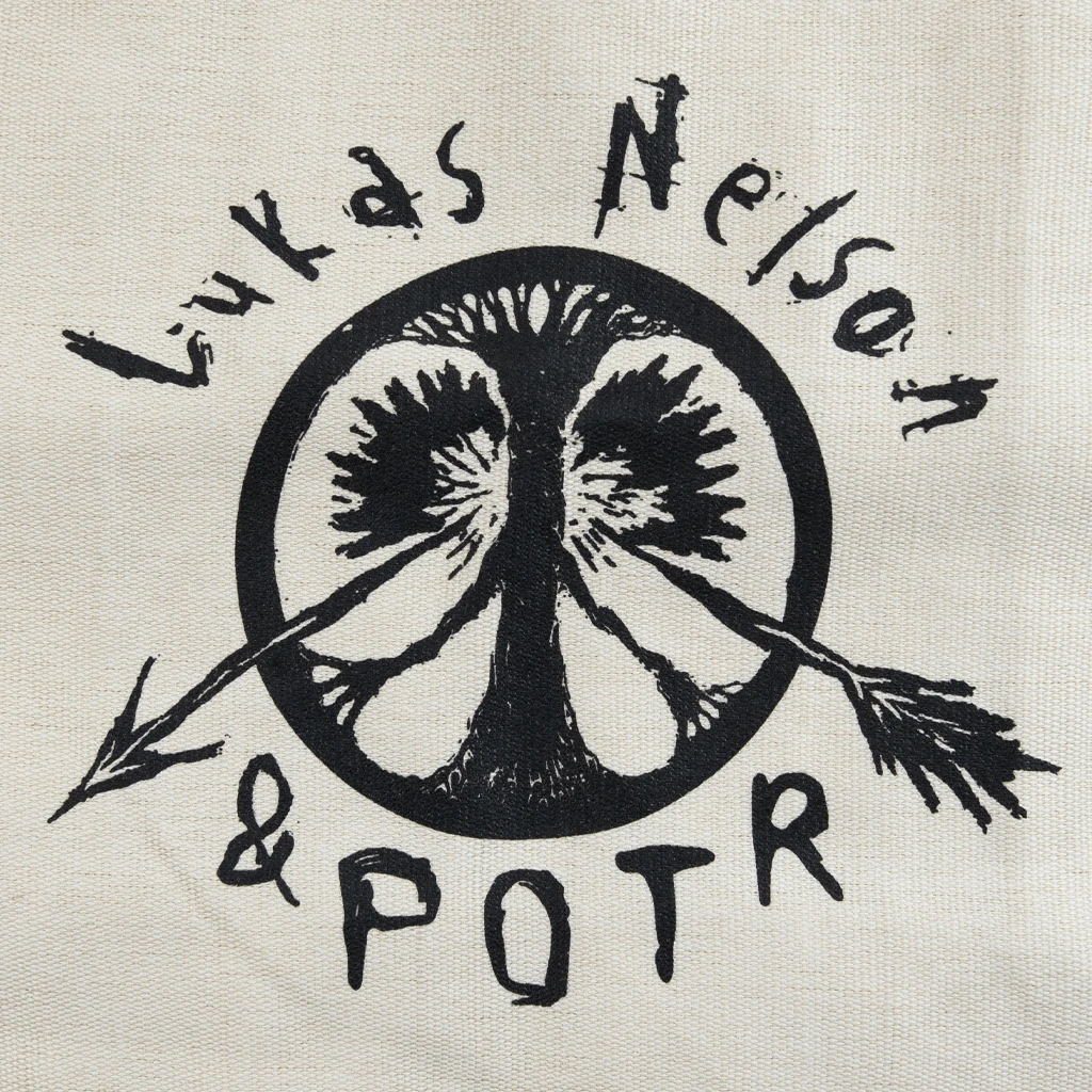 Lukas Nelson & Promise Of The Real Broken Arrow Sketch Natural Tote New Merch 2 Lukas Nelson & Promise Of The Real Broken Arrow Sketch Natural Tote New Merch