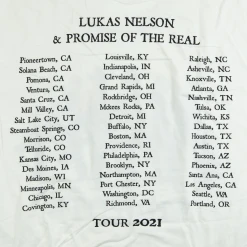 Lukas Nelson & Promise Of The Real 2021 Tour T-Shirt New Merch