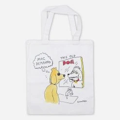 Mac DeMarco Dog Mirror White Canvas Tote Bag