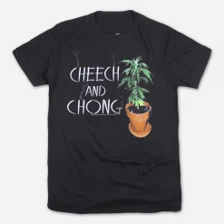 Cheech And Chong New Merch Joint Plant Black T-Shirt