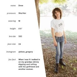 Autostraddle New Merch Who All’s Gay Here White Tee