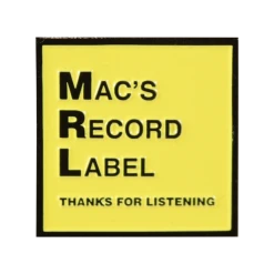 Mac DeMarco New Merch Mac's Record Label Pin