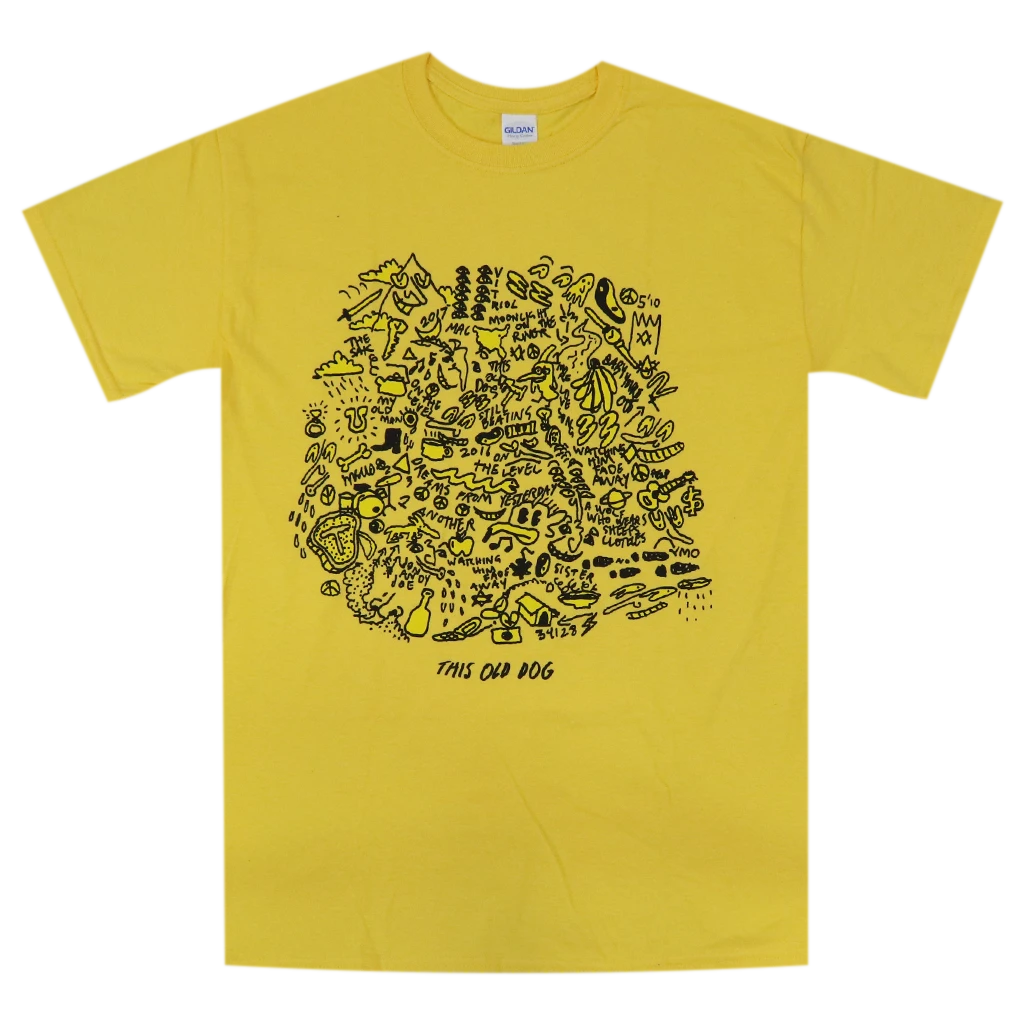 Mac DeMarco This Old Dog Yellow T-Shirt New Merch 1 Mac DeMarco This Old Dog Yellow T-Shirt New Merch