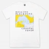 Rolling Blackouts Coastal Fever Map White T-Shirt