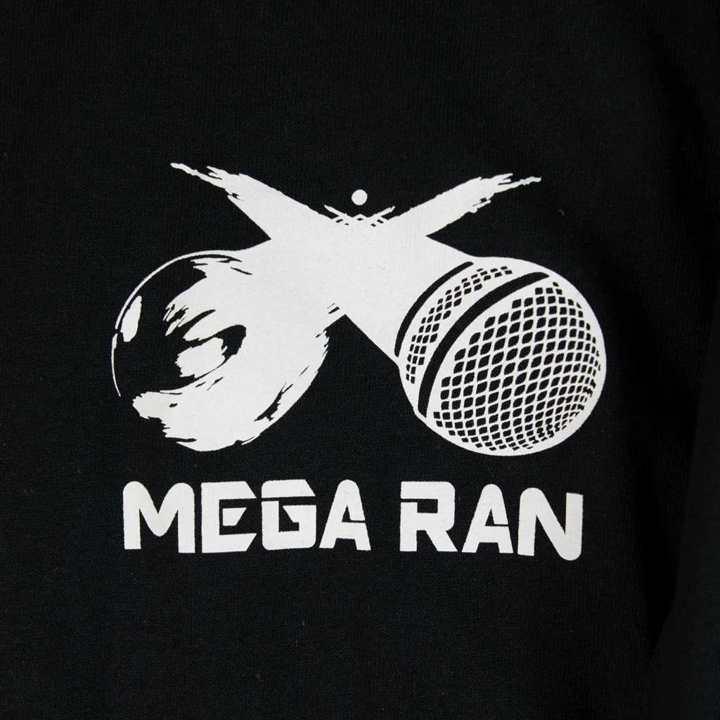 Mega Ran New Merch Black Materia Long Sleeve T-Shirt (No Back Print) 2 Mega Ran New Merch Black Materia Long Sleeve T-Shirt (No Back Print)