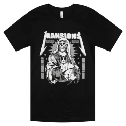 Mansions Meowtallica Black T-Shirt