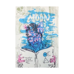 Moon Duo U.S. Tour 2010 Poster By Savage Wolf