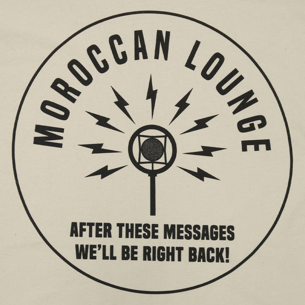 Moroccan Lounge New Merch Announcement Sand T-Shirt 2 Moroccan Lounge New Merch Announcement Sand T-Shirt