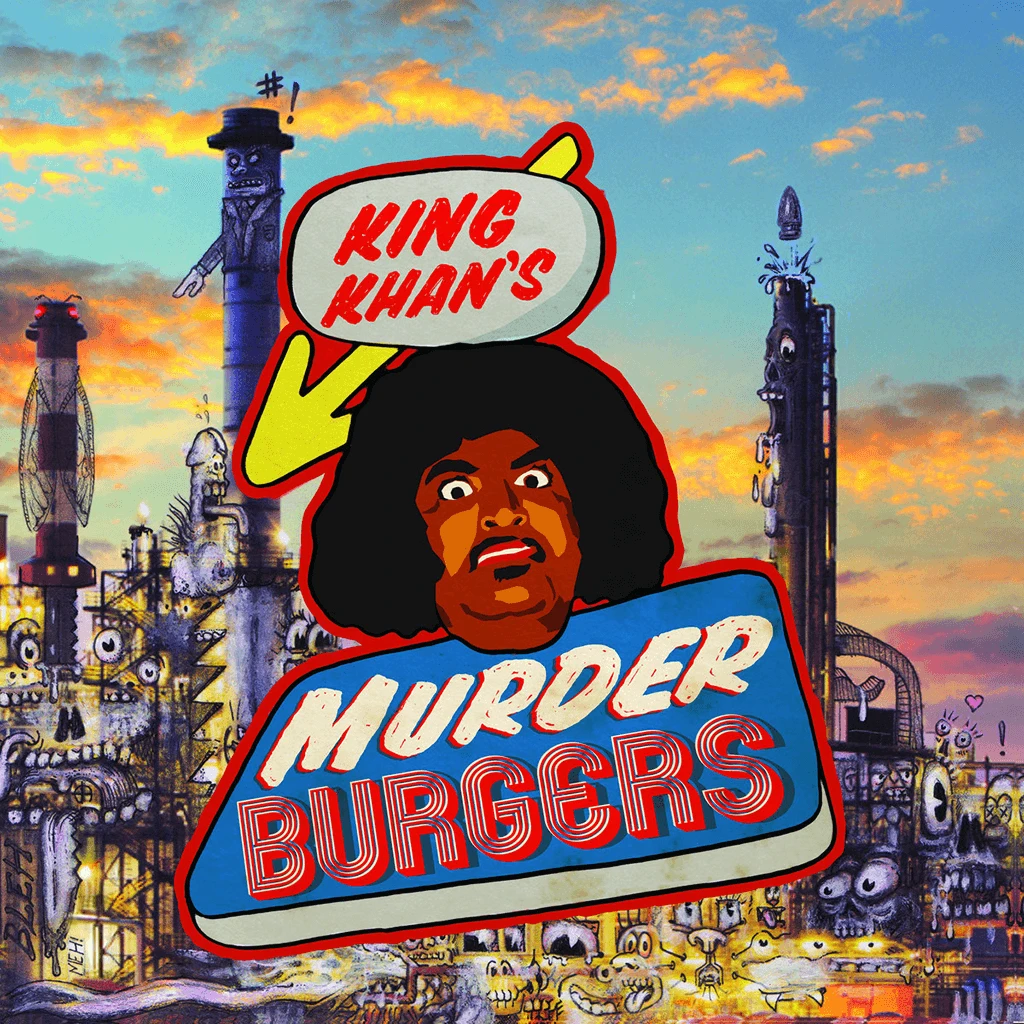 King Khan Murderburgers - White With Red Splatter 12" Vinyl 2 King Khan Murderburgers - White With Red Splatter 12" Vinyl