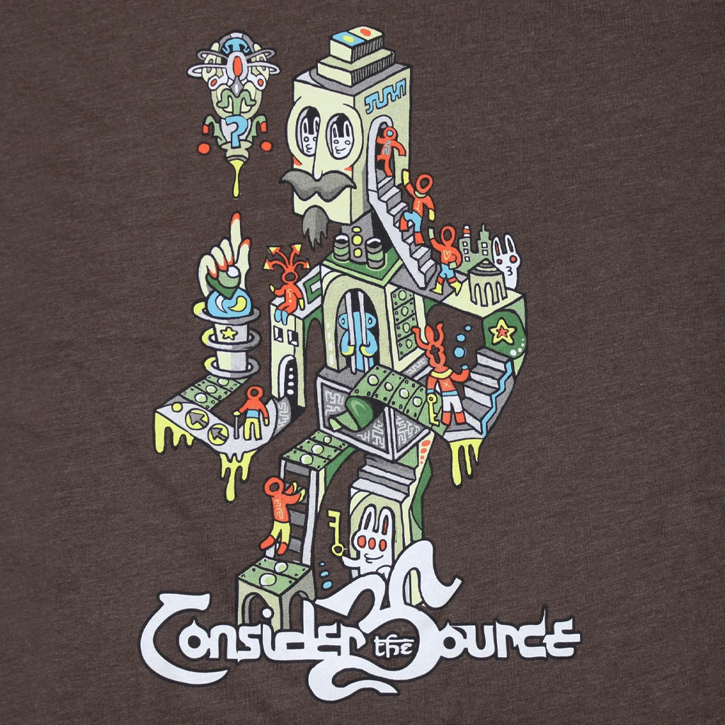 Consider The Source Mustache T-Shirt 3 Consider The Source Mustache T-Shirt