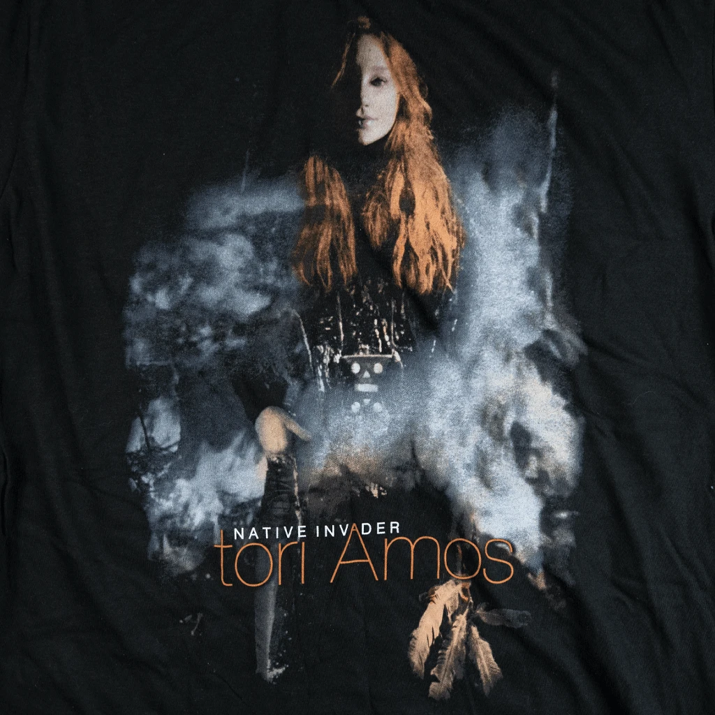 Tori Amos New Merch Native Invader 2017 Tour Black T-Shirt 2 Tori Amos New Merch Native Invader 2017 Tour Black T-Shirt