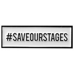 NIVA Save Our Stages Enamel Pin New Merch