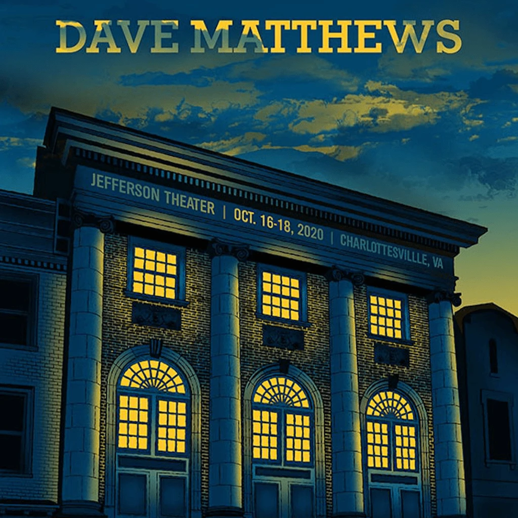 NIVA Dave Matthews Live At Jefferson Theater - Hand Screen-Printed Poster New Merch 2 NIVA Dave Matthews Live At Jefferson Theater - Hand Screen-Printed Poster New Merch