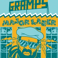 NIVA Major Lazer Live At Gramps - Hand Screen-Printed Poster
