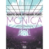 NIVA Monica Live At Center Stage - Hand Screen-Printed Poster