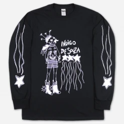 Indigo De Souza No Hands Black Long Sleeve T-Shirt