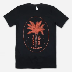 Jenny Owen Youngs Palm Tree Black T-Shirt New Merch