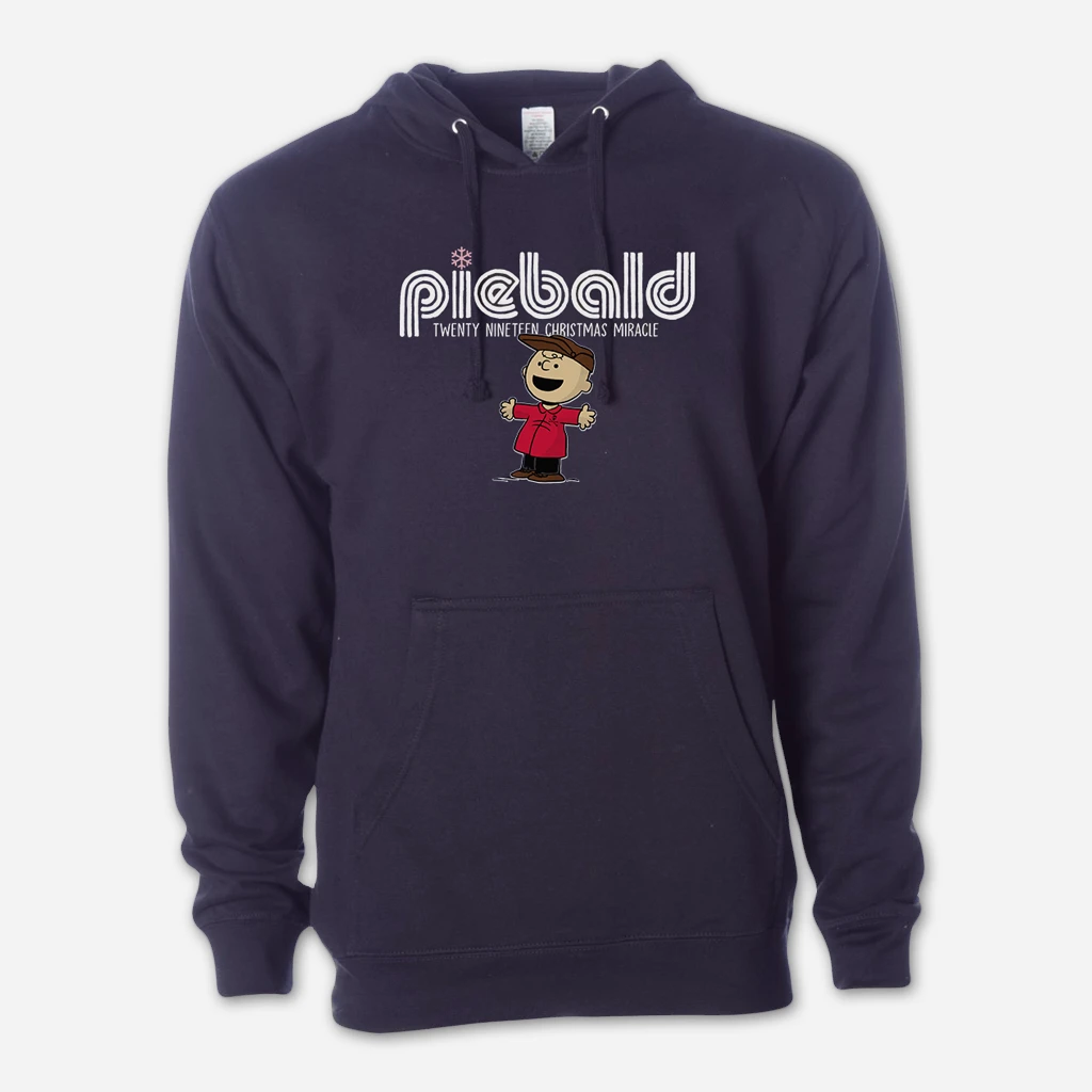 Piebald Christmas Miracle Navy Hooded Sweatshirt New Merch 1 Piebald Christmas Miracle Navy Hooded Sweatshirt New Merch