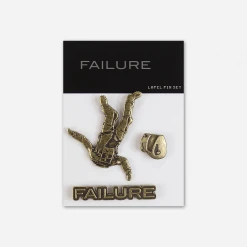 Failure New Merch Headless 3-Piece Lapel Pin Set