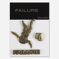 Failure New Merch Headless 3-Piece Lapel Pin Set