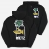 Metz Palm Black Zip Hoodie