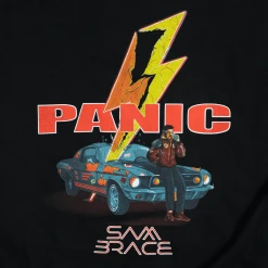 Sam Brace New Merch Panic Black Hoodie