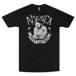 Paul Cauthen America Black T-Shirt New Merch