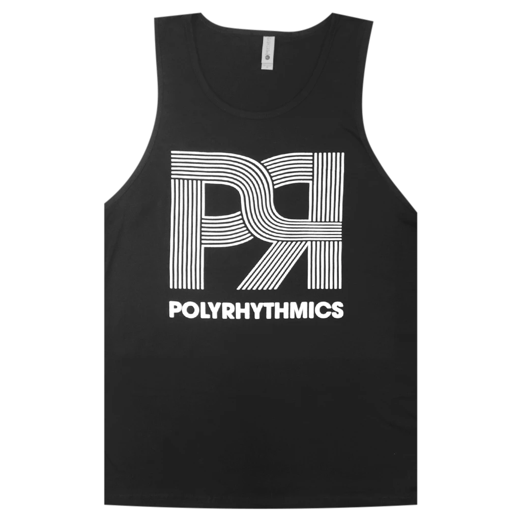 Polyrhythmics Go Two Black Tank Top 1 Polyrhythmics Go Two Black Tank Top