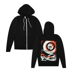 Polyrhythmics New Merch Spy Black Zip-Up Hoodie