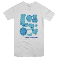 Protomartyr Diagram White T-Shirt New Merch