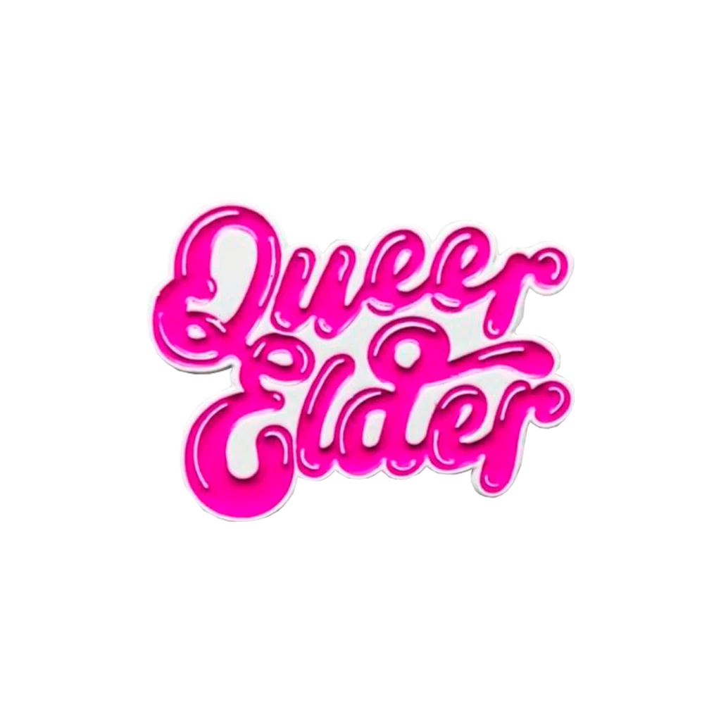 Autostraddle Queer Elder Enamel Pin New Merch 2 Autostraddle Queer Elder Enamel Pin New Merch