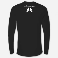 Red Sparowes Circles Black Long Sleeve T-Shirt New Merch 6 Red Sparowes Circles Black Long Sleeve T-Shirt New Merch