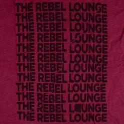 The Rebel Lounge Cracked Maroon T-Shirt