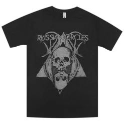 Russian Circles (Band) Skulls Black Tri-Blend T-Shirt
