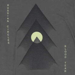 Russian Circles New Merch Blood Year Cover Charcoal T-Shirt