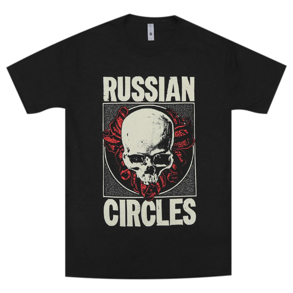 Russian Circles (Band) Skullflower T-Shirt 1 Russian Circles (Band) Skullflower T-Shirt