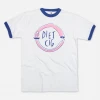 Diet Cig Sword Arm White/Royal Ringer T-Shirt New Merch
