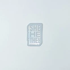 Autostraddle New Merch Pronoun Stickers