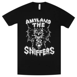 Amyl And The Sniffers New Merch Snake Black T-Shirt