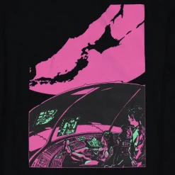 Japanese Breakfast Spaceship Black Long Sleeve T-Shirt