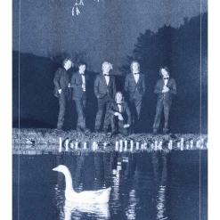 The Nude Party Signed Swan Risograph Print