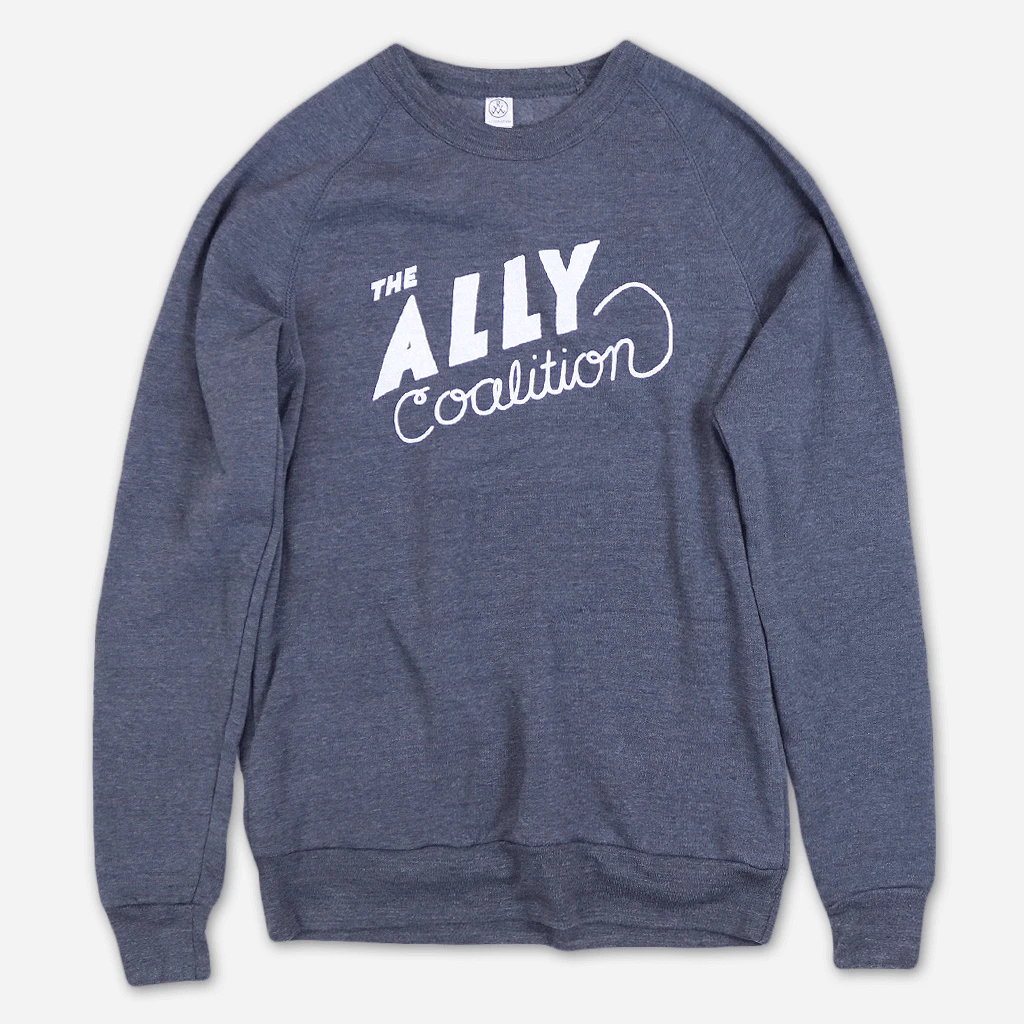 The Ally Coalition Rachel Eco Navy Champ Pullover New Merch 1 The Ally Coalition Rachel Eco Navy Champ Pullover New Merch